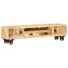 vidaXL Meuble TV 150x30x37 cm Bois solide de manguier