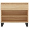 vidaXL Armoire &agrave; chaussures Ch&ecirc;ne sonoma 70x36x60 cm Bois d'ing&eacute;nierie