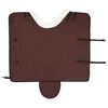 vidaXL Couverture &Eacute;quine Brun Fonc&eacute; Complet 135 cm Fleece polaire