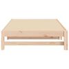 vidaXL Lit coulissant sans matelas 2x(80x200) cm Bois de pin massif