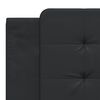 vidaXL Cadre de lit sans matelas Zadar noir 180x200 cm similicuir