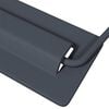 vidaXL Poign&eacute;es de Cabinet 12 pcs Anthracite 85 x 45 mm M&eacute;tал