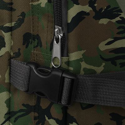 vidaXL Sac à dos en style d'armée 65 L Camouflage