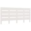 vidaXL T&ecirc;te de lit Blanc 120x3x80 cm Bois massif de pin