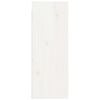 vidaXL Armoire murale Blanc 30x30x80 cm Bois de pin massif