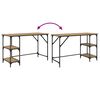 vidaXL Bureau Ch&ecirc;ne artisanal 120 x 50 x 75 cm Bois d'ing&eacute;nierie