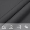 vidaXL Voile de parasol tissu oxford rectangulaire 2x3 m anthracite