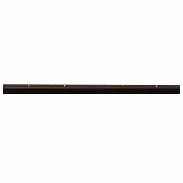 vidaXL Brosses d'&eacute;tanch&eacute;it&eacute; pour porte &agrave; visser 12 pcs Marron 100 cm