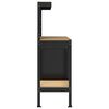 vidaXL Bancs de travail Noir 90 x 49 x 141 cm Bois d'ing&eacute;nierie