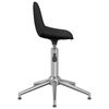 vidaXL Chaise pivotante de bureau Noir Tissu