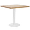 vidaXL Table de bistro Marron clair 80x80 cm MDF