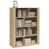 vidaXL Buffet Ch&ecirc;ne sonoma 80x30x106 cm Bois d'ing&eacute;nierie