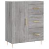 vidaXL Buffet sonoma gris 69,5x34x90 cm bois d'ing&eacute;nierie