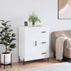 vidaXL Buffet blanc 69,5x34x90 cm bois d'ing&eacute;nierie