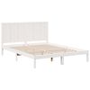 vidaXL Cadre de lit extra long sans matelas 180x220 cm bois massif