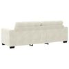 vidaXL | Sofa 3 places | avec coussin Cr&egrave;me Velours