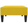 vidaXL Repose-pied Jaune 78x56x32 cm Velours