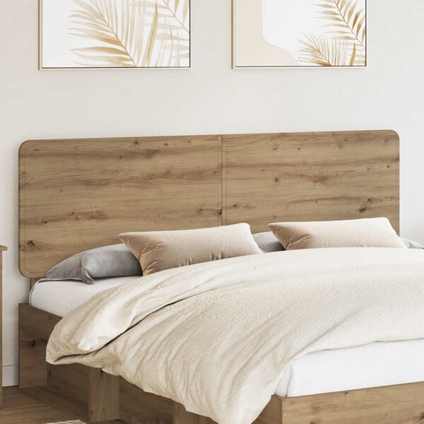 vidaXL T&ecirc;te de lit Ch&ecirc;ne artisanal 200 cm Bois d'ing&eacute;nierie