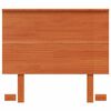 vidaXL T&ecirc;te de lit cire marron 90 cm bois massif de pin