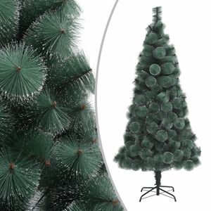 vidaXL Sapin de No&euml;l artificiel avec support Vert 150 cm PET