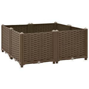 vidaXL Lit sur&eacute;lev&eacute; 80x80x38 cm Polypropyl&egrave;ne