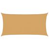vidaXL Voile d'ombrage 160 g/m&sup2; rectangulaire sable 3x6 m PEHD