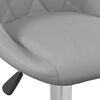 vidaXL Tabourets de bar lot de 2 gris clair velours