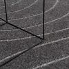 vidaXL Tapis de surface Rond HUARTE Anthracite &Oslash; 160 CM Polyester