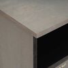 vidaXL Cabinet de chevet avec tiroir 2 pcs Gris 40 x 33 x 46 cm