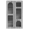 vidaXL Buffet Gris Sonoma 59 x 35 x 100,5 cm Bois d'ing&eacute;nierie