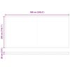 vidaXL Auvent R&eacute;tractable Blanc 600 &times; 300 cm Polyester et Acier
