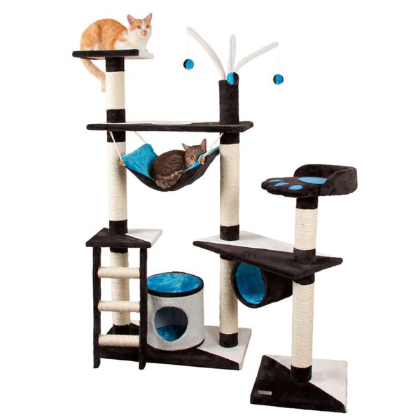 Kerbl Arbre &agrave; chats Creativ 150 cm Bleu 81505