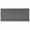 vidaXL T&ecirc;te de lit capitonn&eacute;e Blanc et gris clair 200 cm Pin massif