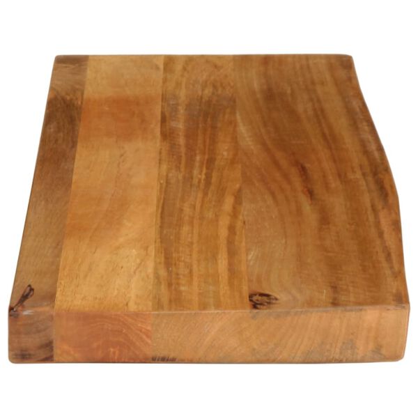 vidaXL Dessus de table &agrave; bord vivant 90x20x3,8 cm bois massif manguier