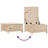 vidaXL Salon de jardin 8 pcs bois de pin massif