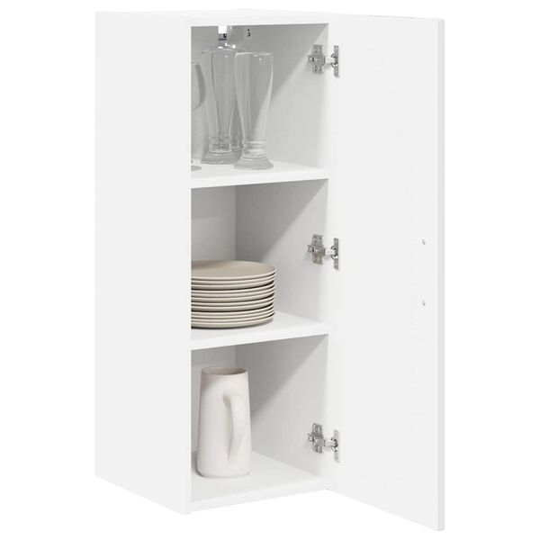 vidaXL Armoire de cuisine Blanc brillant 30 x 31 x 80 cm