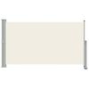 vidaXL Auvent lat&eacute;ral r&eacute;tractable de patio 140 x 300 cm Blanc cass&eacute;