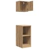 vidaXL Armoires garage 2 pcs ch&ecirc;ne artisanal bois d'ing&eacute;nierie