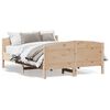 vidaXL Cadre de lit sans matelas 120x190 cm bois de pin massif