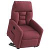 vidaXL Fauteuil inclinable rouge bordeaux tissu