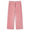 Pantalons pour enfants velours côtelé rose clair 92