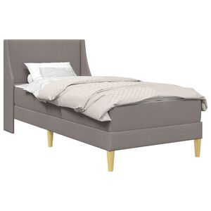 vidaXL Cadre de lit avec matelas 2 pc Housse amovible