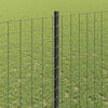vidaXL Cl&ocirc;ture avec poteau Gris 1,4 x 10 m Acier et PVC