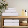 vidaXL Serviettes de douche FROGN 2 pcs blanc 70x140 cm 360 g/m&sup2;