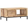 vidaXL Table basse 88x50x42 cm Bois de manguier massif