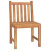 vidaXL Ensemble à manger de jardin 3 pcs Bois de teck massif