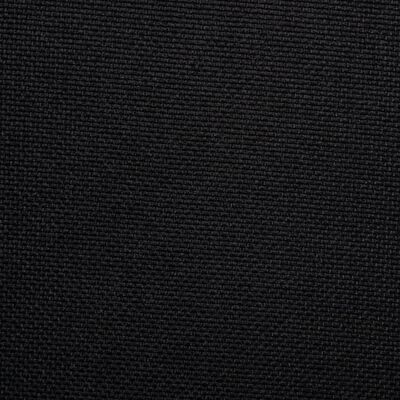 vidaXL 2 pcs Chaises pivotantes de salle à manger Noir Tissu