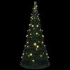 vidaXL Sapin de No&euml;l artificiel pr&eacute;-&eacute;clair&eacute; avec guirlandes vert 210cm