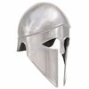 vidaXL Casque de guerrier grec antique pour GN Argent&eacute; Acier