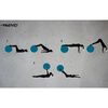 Avento Ballon de fitness/d'exercice Diam&egrave;tre 75 cm Noir